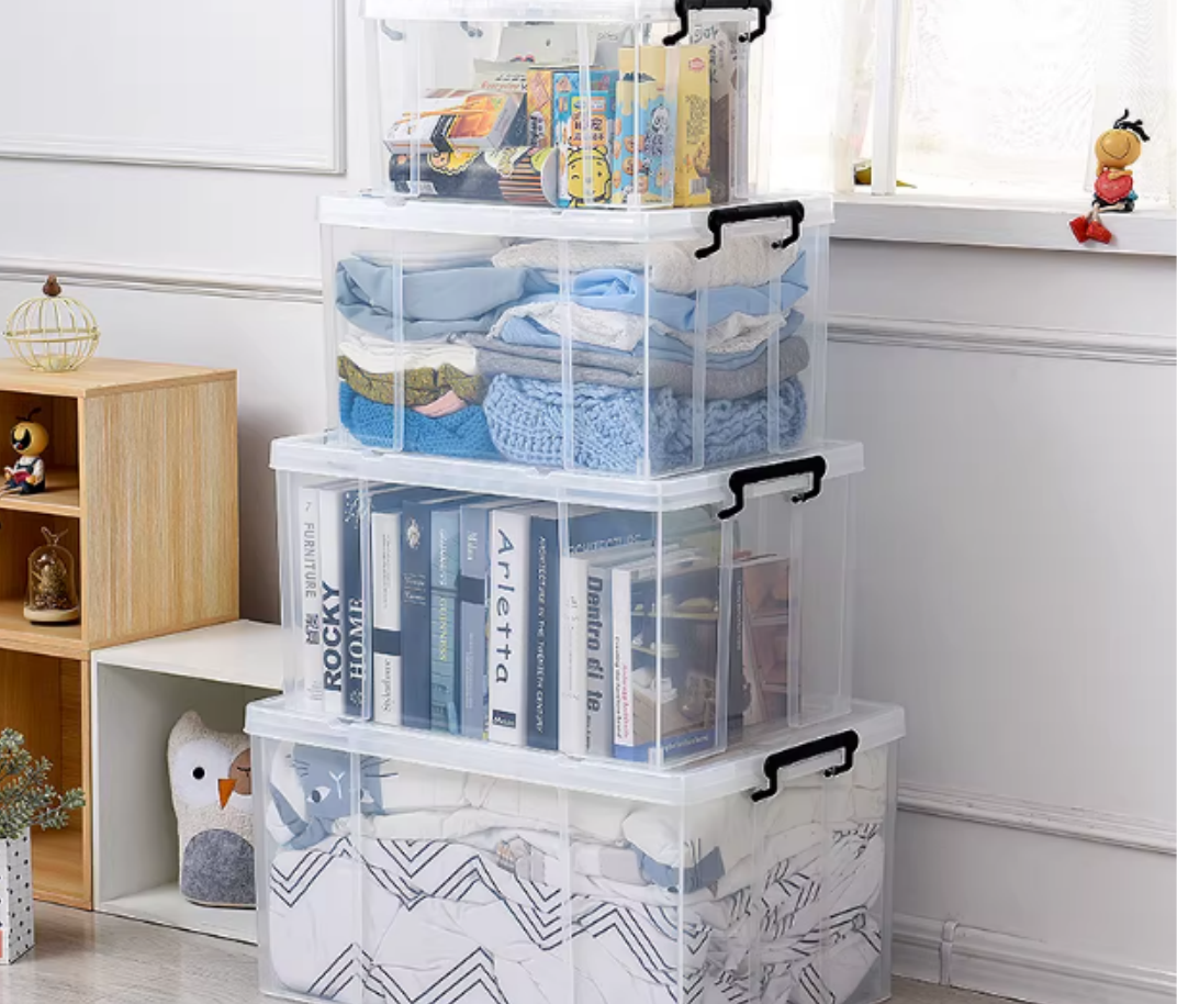 透明塑料收纳箱 单位:个