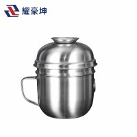 耀豪坤 户外出行野餐餐具保温饭盒304不锈钢饭盒 AB/套