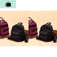 新款双肩包女韩版休闲尼龙背包帆布旅行简约防水牛津布女包书包潮NEW LAKE