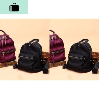 新款双肩包女韩版休闲尼龙背包帆布旅行简约防水牛津布女包书包潮NEW LAKE