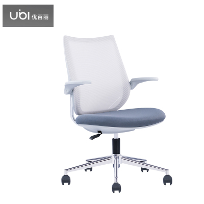 优百丽电脑椅办公椅老板椅会议椅网布员工靠背椅家用升降转椅客厅可升降 U-053B