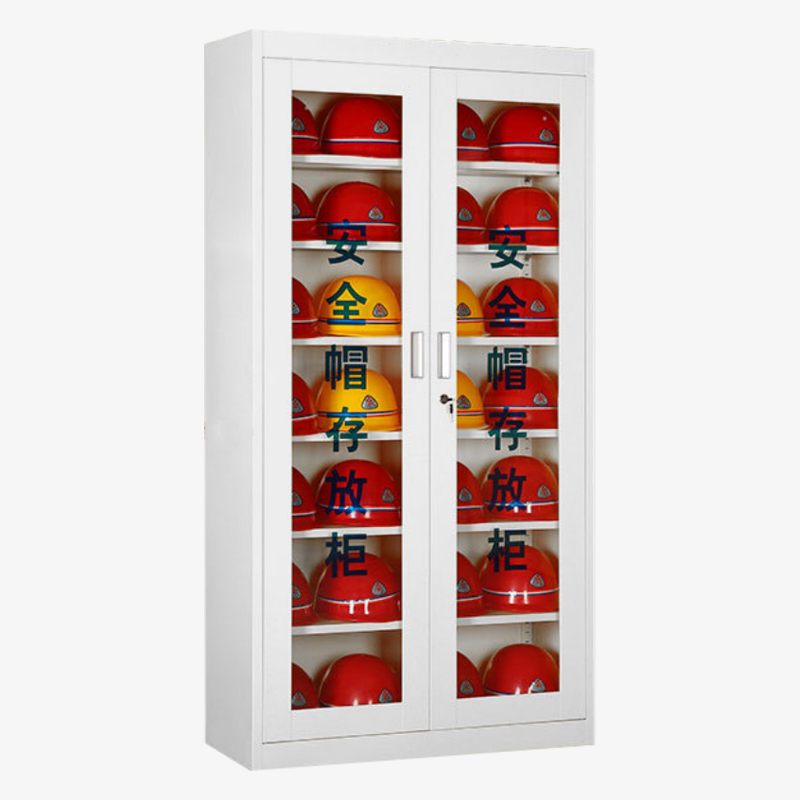 凌迪星白色28顶安全帽柜90*36*170cm台