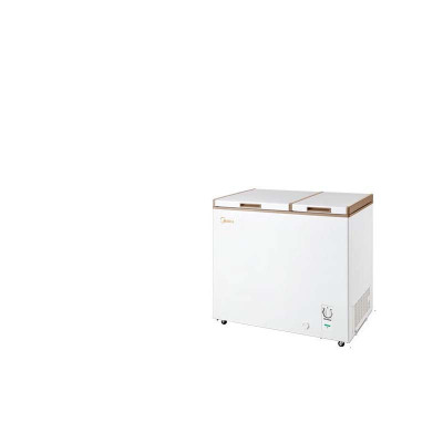 美的(Midea)双温减霜冷柜 202升双箱家用商用冰柜冷冻冷藏卧式顶开门冷柜节能低音冷柜减霜冷柜一级能效