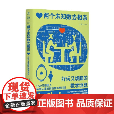 两个未知数去相亲好玩又烧脑的数学谜题 霍格尔·丹贝克 著 数理化