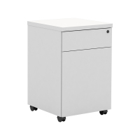 臻远ZYGW-018活动柜一抽一门矮柜 晨曦白