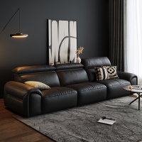 真皮沙发高靠背皮艺沙发意式极简-卡尔适雷诺