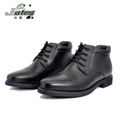 佳腾 棉皮鞋 皮鞋 防寒 保暖 平底 羊毛一体 棉鞋