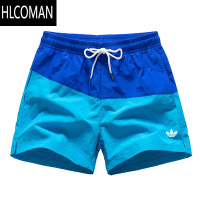 HLCOMAN夏季运动短裤男士冰丝速干宽松大码三四分裤田径跑步训练沙滩裤