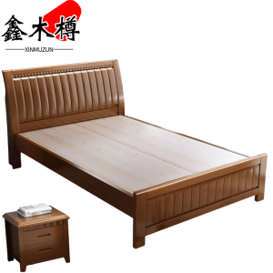 鑫木樽宿舍床1.5m+床头柜套