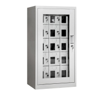 慧采云 钢制15门手机存放柜电子设备对讲机管理柜手机保管箱存放箱手机寄存柜