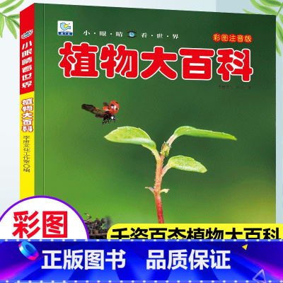 [植物]大百科(3本39元,更划算) [正版]植物大百科注音版小眼睛看世界小学生一二三年级课外阅读书籍儿童科普百科全