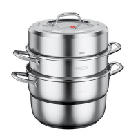 三禾蒸锅30cm多功能大容量304不锈钢导热均匀GZ30E3