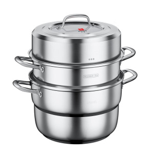 三禾蒸锅30cm多功能大容量304不锈钢导热均匀GZ30E3