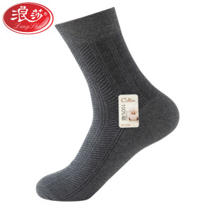浪莎袜子男士纯棉加大码秋冬厚款中筒春夏网眼薄款舒适透气特大跑步篮球运动休闲袜6双