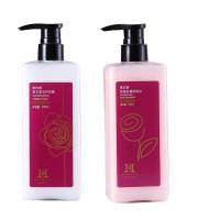唯玫香 洗护套装 玫瑰去屑洗发水500ml+草本柔光护发素500ml/套