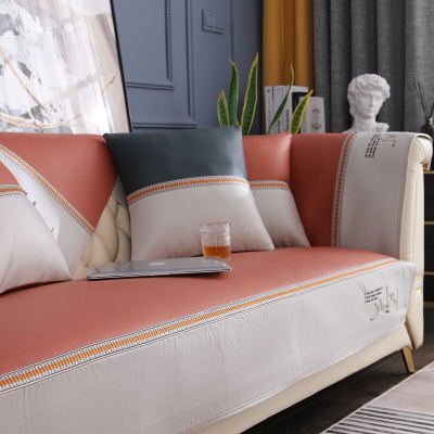 京城派四季沙发垫套装防水防污隔尿简约防滑沙发坐垫子123组合夏凉垫实木沙发布艺坐垫夏天款沙发套罩巾席子飘窗垫子支持定制