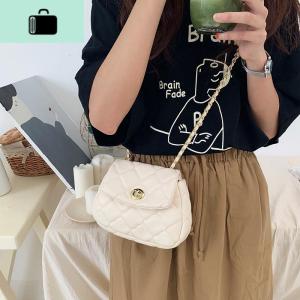 2020春季韩版新款菱格链条云朵包 时尚ins休闲百搭单肩斜跨小包女NEW LAKE女斜挎包