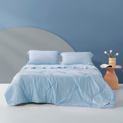 罗莱缅柔A类抗菌纤维水洗夏被-天际蓝 天际蓝