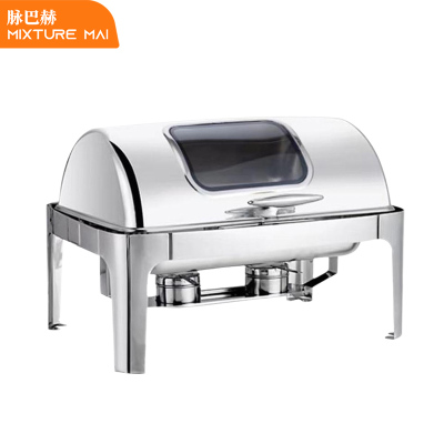 脉巴赫 简易款保温餐炉布菲炉 长方形餐炉MBH-KY-JY02-C