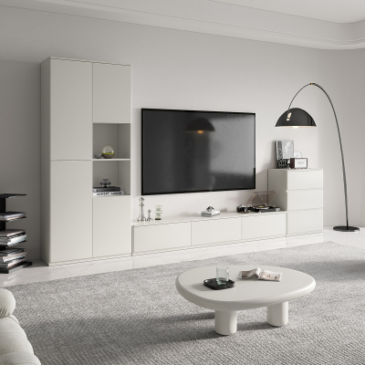 全友家居现代简约大容量收纳客厅家用电视柜组合