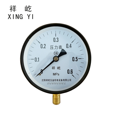 祥屹 压力表 Y150 1.6级 块