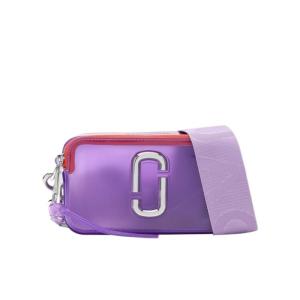 MARC JACOBSPVC材质多功能斜挎包小巧便携带可拆卸肩带金属logo装饰