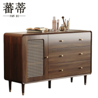 蕃蒂矮柜一门大三抽台