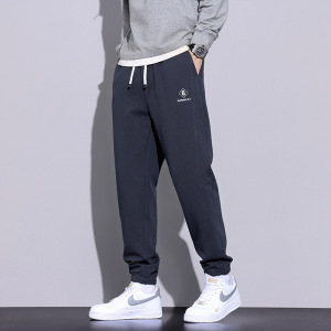 抖音直播休闲裤男秋百搭运动时尚潮牌青年抽绳束脚哈伦卫裤子