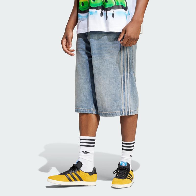 阿迪达斯(adidas)adidas宽松洗水短裤休闲潮流运动短裤男
