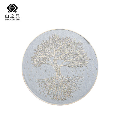 山之只 烫金大树造型餐垫 38*38cm 张