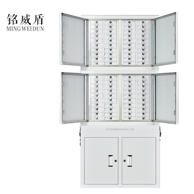 铭威盾龙手机信号考场会议室专用手机柜电子产品存放柜寄存柜带锁组合款80格300*776*1726