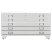 初嘉(CJ)钢制铁皮柜0号地图柜底图柜资料柜工程图纸柜收纳柜 单节带轮