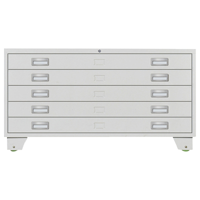 初嘉(CJ)钢制铁皮柜0号地图柜底图柜资料柜工程图纸柜收纳柜 单节带轮