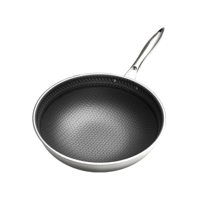 钰春鹏 304不锈钢炒菜锅 30cm /1个