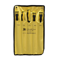 波斯(BOSI) 荧光系列五件套锉刀中齿 10"/250mm 套