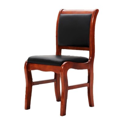 寰泽智创培训椅木制皮面HZ-J05