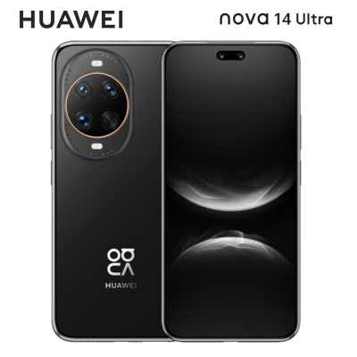 华为nova14 Ultra 256GB 曜金黑 全焦段红枫质感人像 天通北斗双卫星通信 鸿蒙智能手机