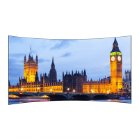 经科JK弧形画框投影幕布窄边框H3-AT/CW2编织透声幕白幕119寸16:9_WSh68