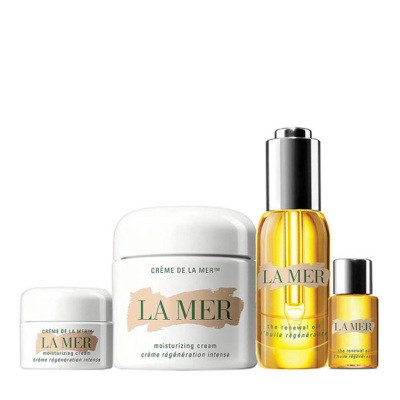 LaMer海蓝之谜臻璨保湿系列护肤套装：精华面霜100ml+7ml+精华油30ml+5ml