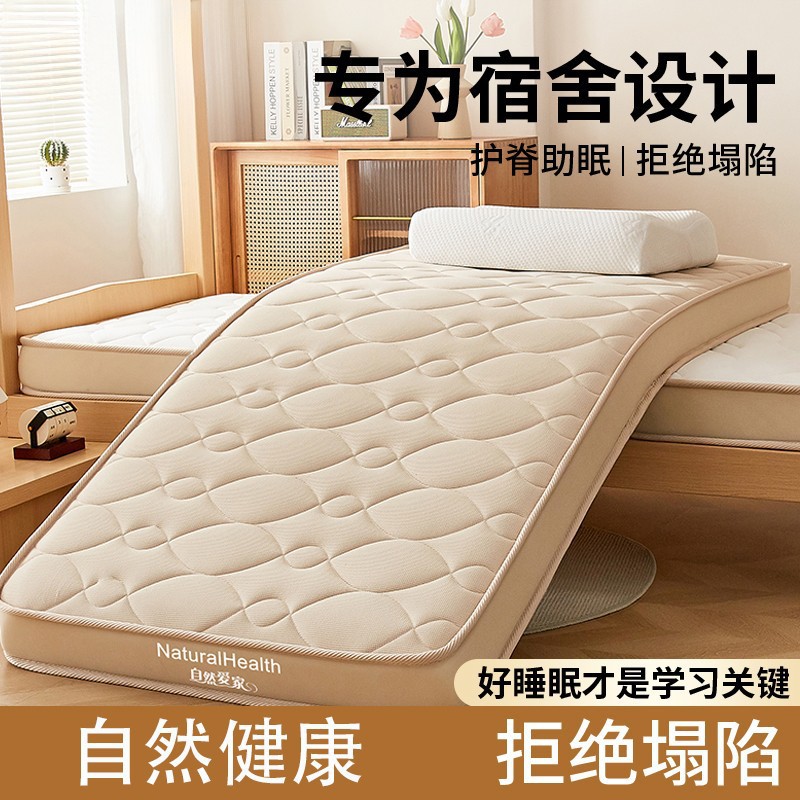 乳胶床垫遮盖物加厚软垫家用卧室床褥垫学生宿舍榻榻米软垫子