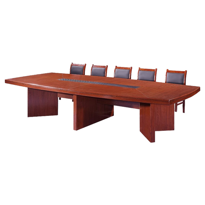 诚亿宏 会议台桌定制木皮会议桌 4000*1600*760/855