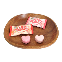 喔喔白桃草莓果汁硬糖散装250g婚庆结婚喜糖年货休闲零食品