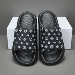 男士真皮拖鞋夏季潮流百搭休闲鞋欧洲站潮鞋男生魔术贴可外穿男鞋