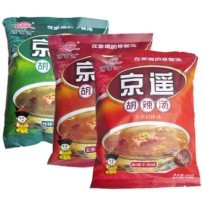 河南美食京遥逍遥镇胡辣汤牛肉味280g×3袋速食方便汤料