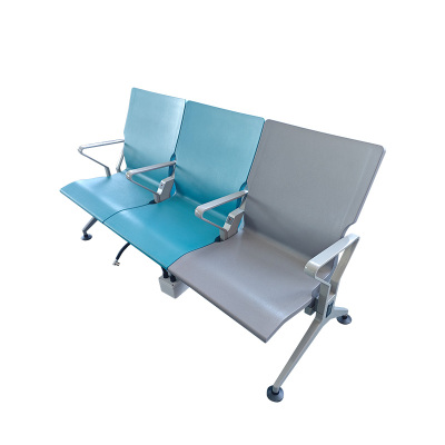 澳舒健钢排椅皮垫医院候诊椅公共座椅机场椅等候椅输液椅 SJ9077SFGCD三人位1张