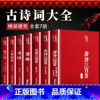 [全套7册]古诗词大全 [正版]全套7册古诗词大全人间词话王国维唐诗三百首宋词三百首元曲三百首全集诗经楚辞纳兰词原著珍藏