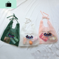 MaBUBU \ 夏威夷风欧根纱刺绣单肩包休闲百搭斜挎袋包女手拎包NEW LAKE女斜挎包