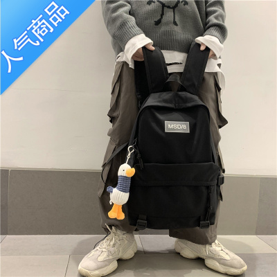 FENGHOU韩版原宿ulzzang高初中学生书包女背包百搭潮流ins风男电脑双肩包