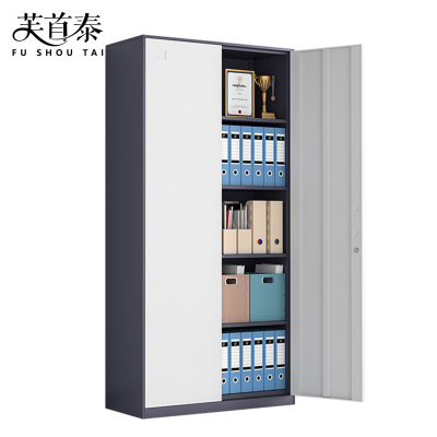 芙首泰文件档案柜二门套色900*400*1850mm台