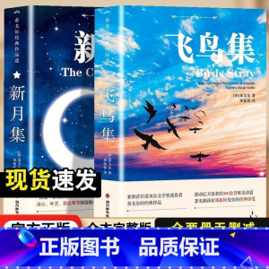 [中英双语]飞鸟集+新月集 [正版]泰戈尔诗选全集飞鸟集书新月集泰戈尔英汉双语版读物经典诗歌集